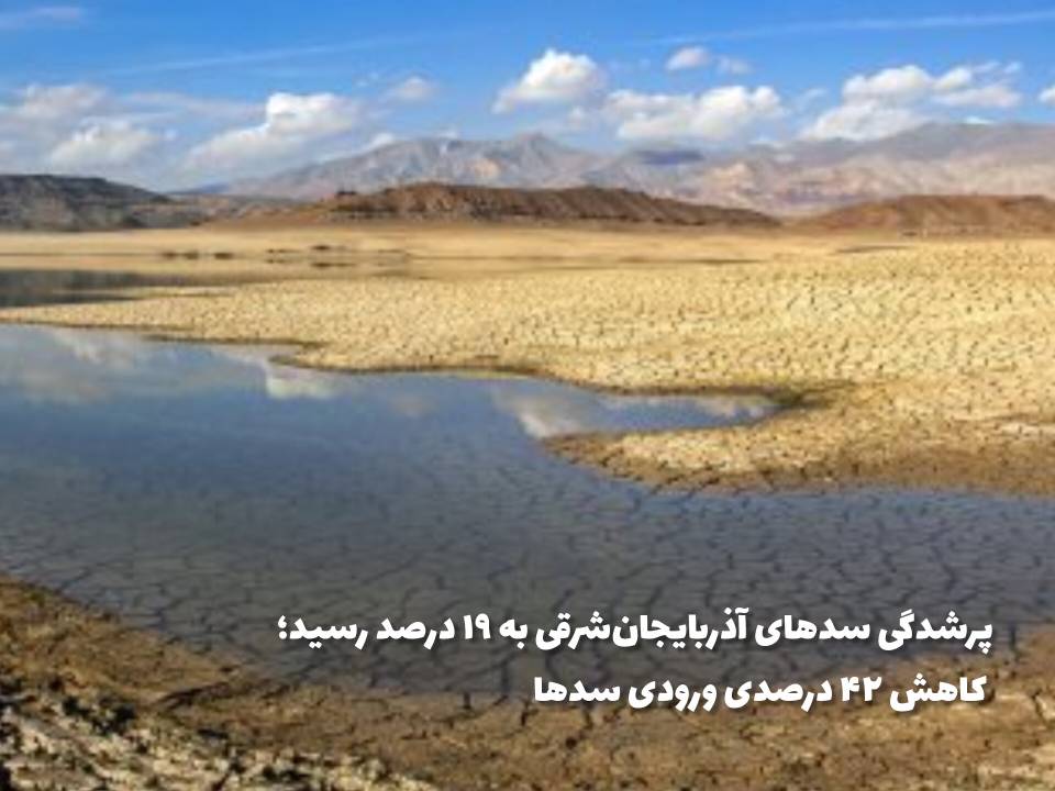 پرشدگی سدهای آذربایجان‌شرقی به ۱۹ درصد رسید؛ کاهش ۴۲ درصدی ورودی سدها